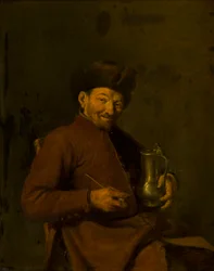 Old Man with Jug and Pipe